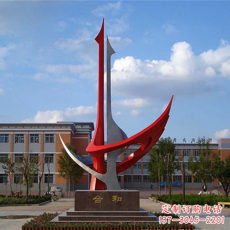 泰安仙鹤合和雕塑