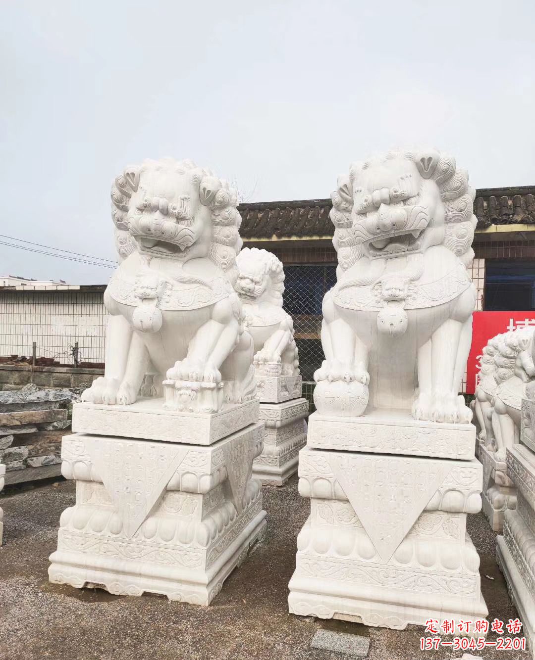 泰安“璀璨夺目,玉狮雕塑惊艳登场”