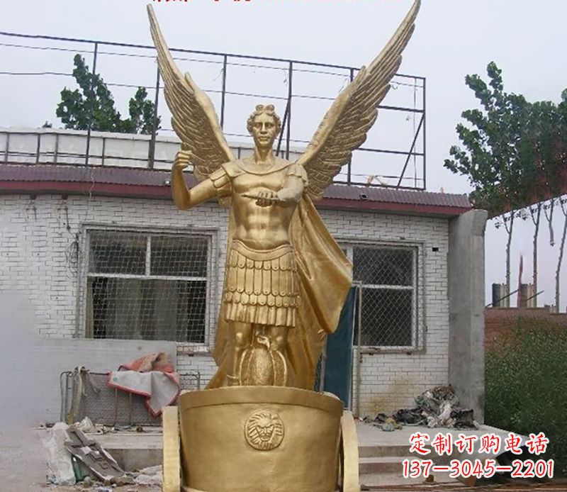 泰安阿波罗人物铜雕