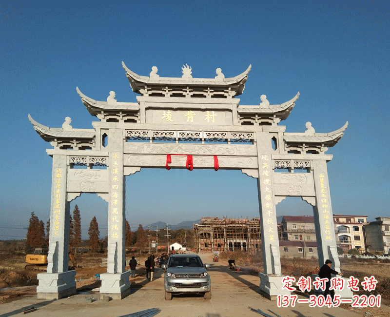 泰安新颖独特的中国风牌坊