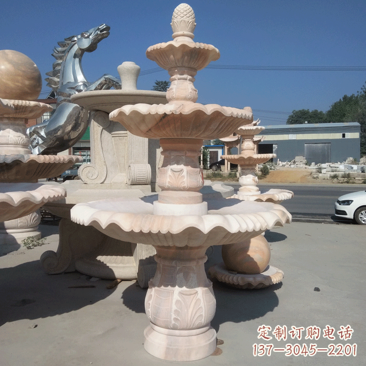 泰安四腿石雕喷泉