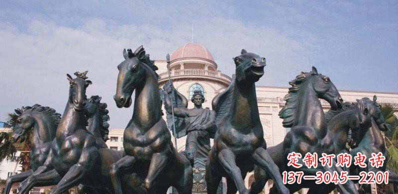 泰安阿波罗战车铜雕222