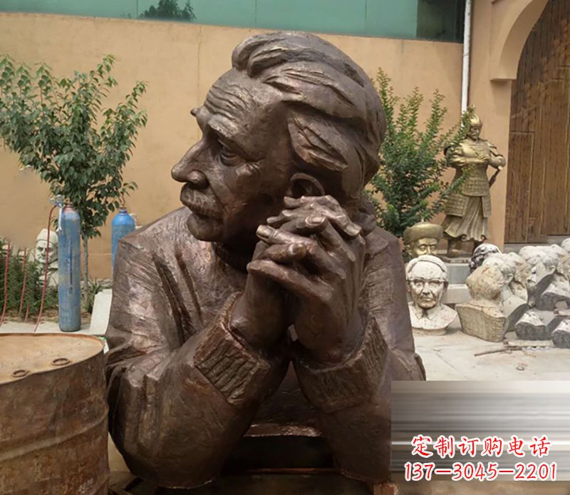 泰安爱因斯坦名人铜雕纪念品