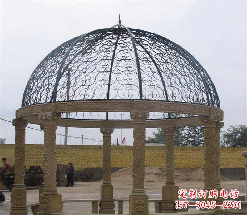 泰安新空间,新定义——“八角凉亭大理石雕塑”