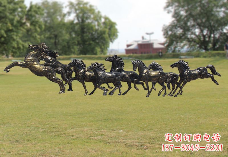 泰安马群铜雕经典珍藏
