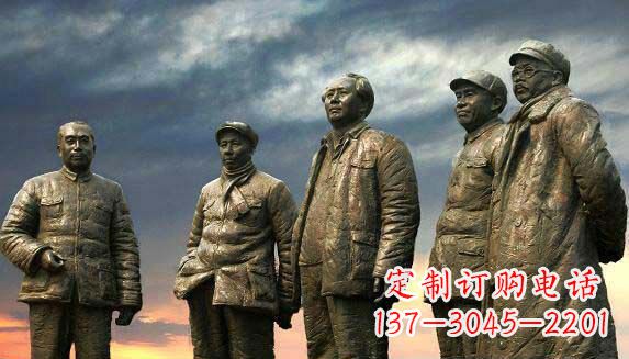 泰安伟人铜雕——记住历史中的英雄