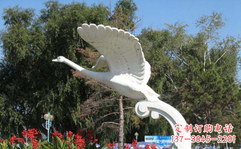 泰安白天鹅大理石雕塑