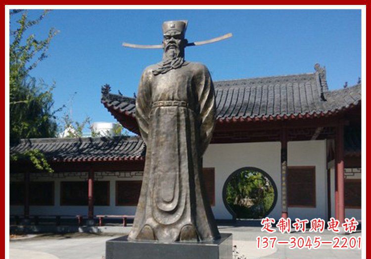 泰安包拯铜雕传承古代文化的艺术精品