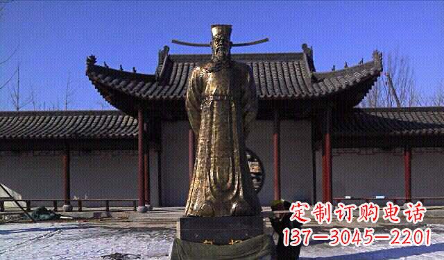 泰安包拯古代名人铜雕