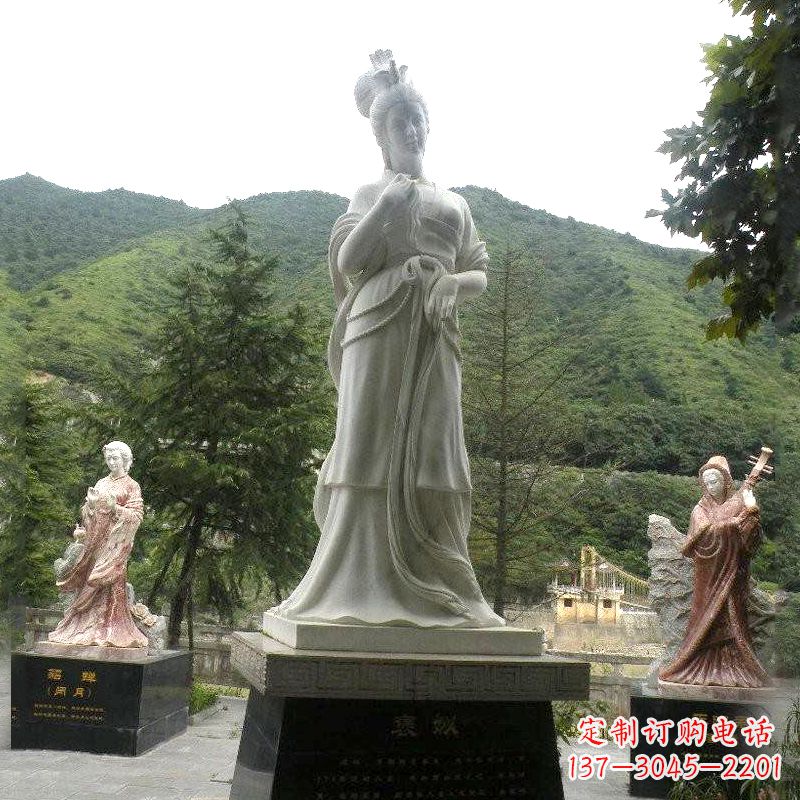 泰安美女大理石石雕