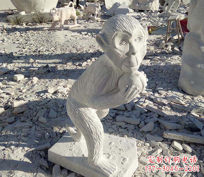 泰安“猴子石雕”——精致细腻的石头精雕