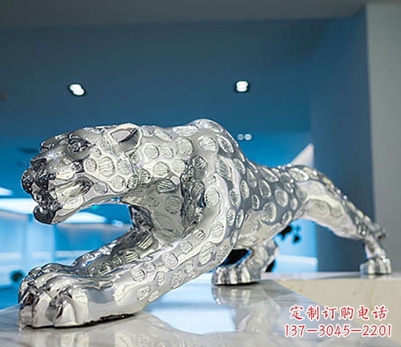 泰安豹子雕塑工艺品