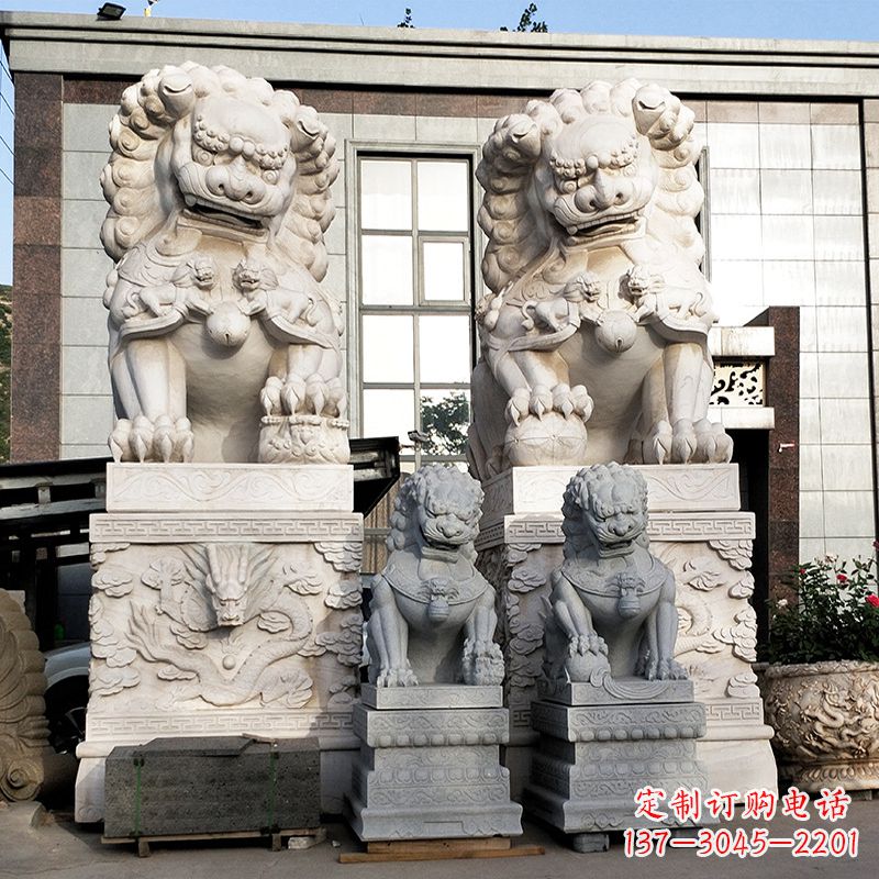 泰安石狮子雕塑——守护家园的看门神