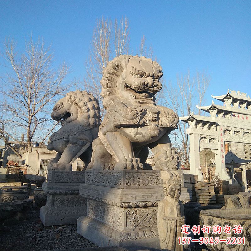 泰安新室内装饰狮子雕塑
