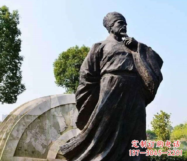 泰安王安石铜雕精美限量版