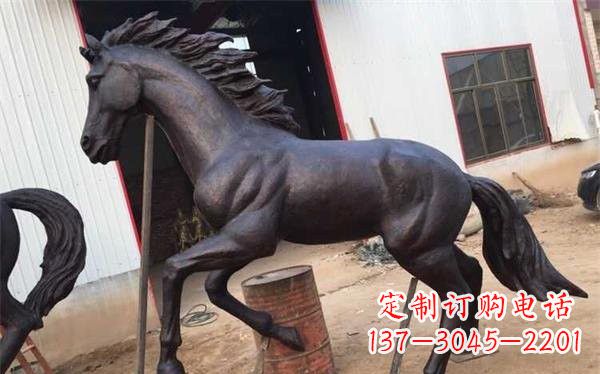 泰安奔马铜雕222
