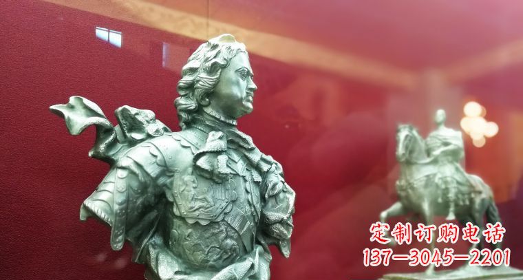 泰安经典名人铜雕