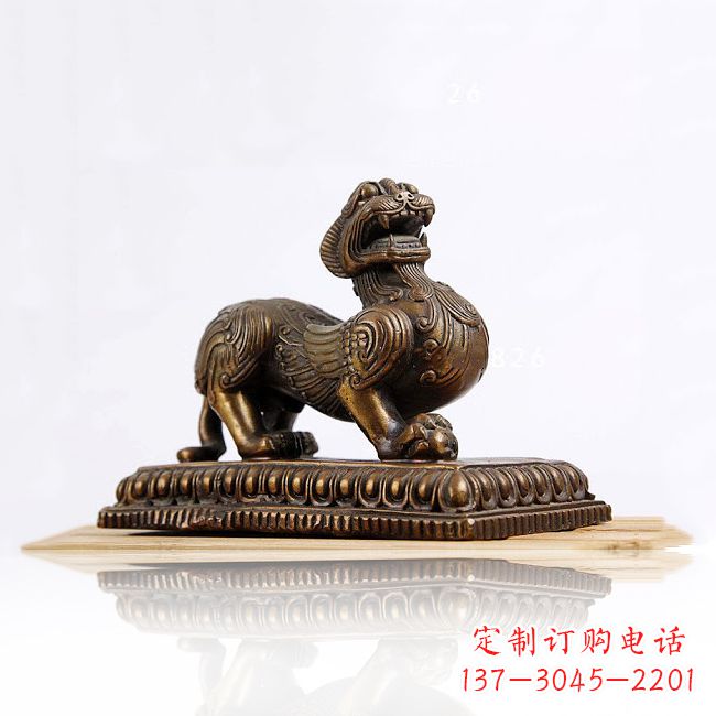 泰安狴犴雕塑把古老文化的精髓融入现代艺术