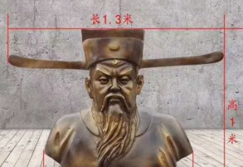 泰安“包拯”铜雕像传承历史文化的经典之作