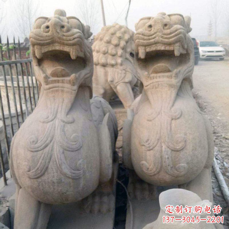泰安狴犴仿古石雕塑