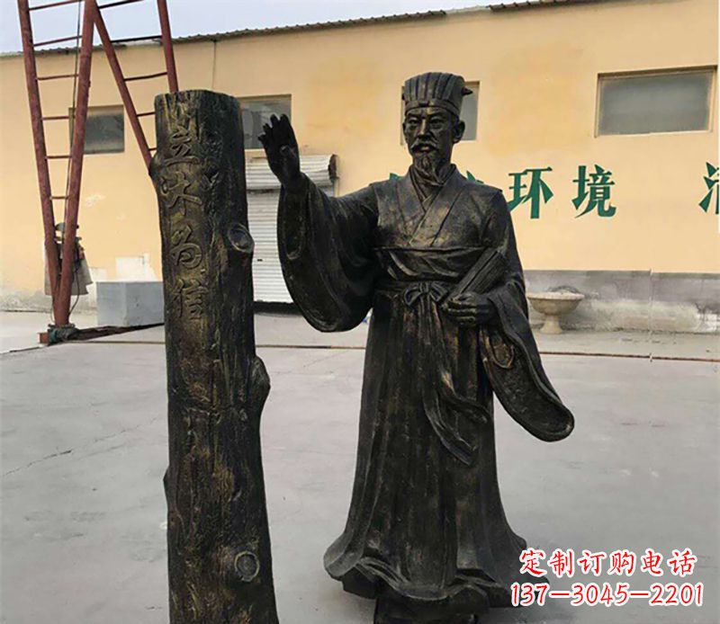 泰安扁鹊铜雕