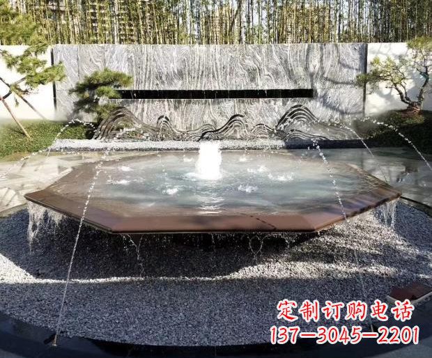 泰安别墅不锈钢假山雕塑