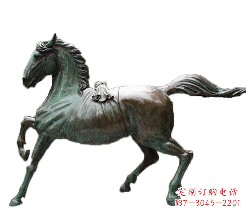 泰安别墅动物飞马铜雕摆件