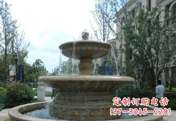 泰安别墅景观大型喷泉石雕 (3)