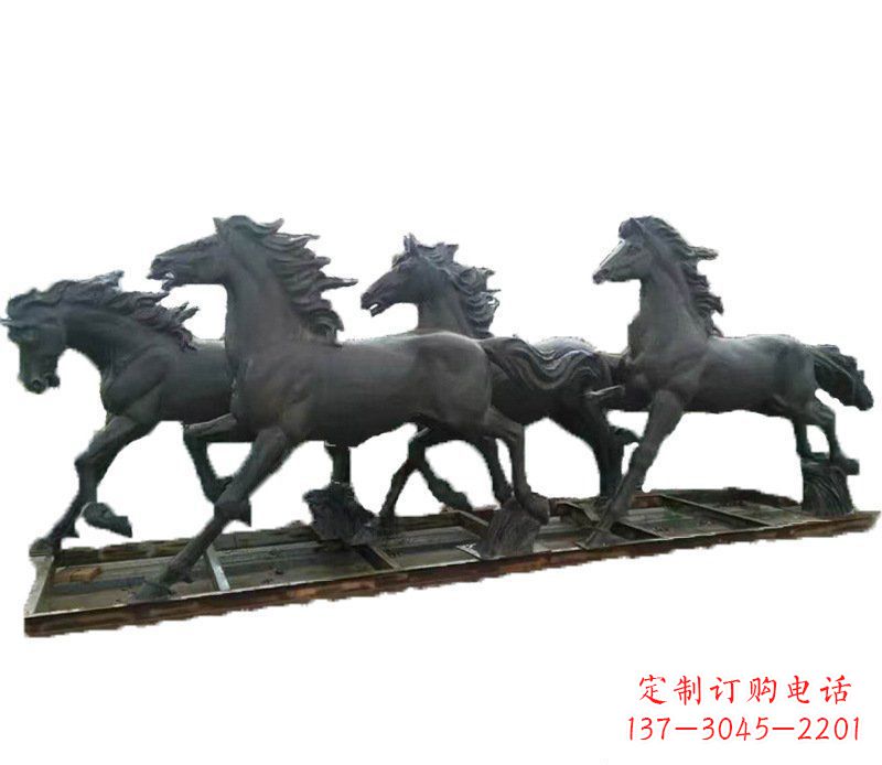 泰安铜质动物雕塑,为别墅景观增添美感