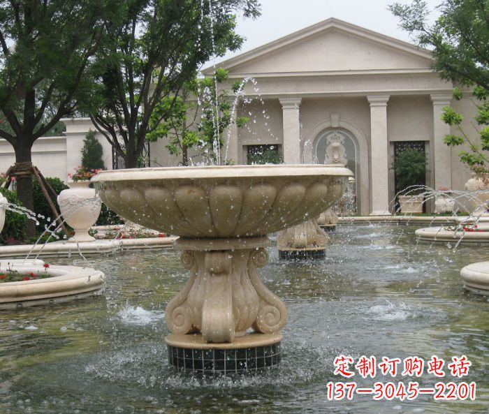 泰安欧式喷泉石雕精致而又美观