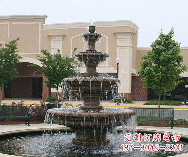 泰安梦幻之舞多层喷泉雕塑