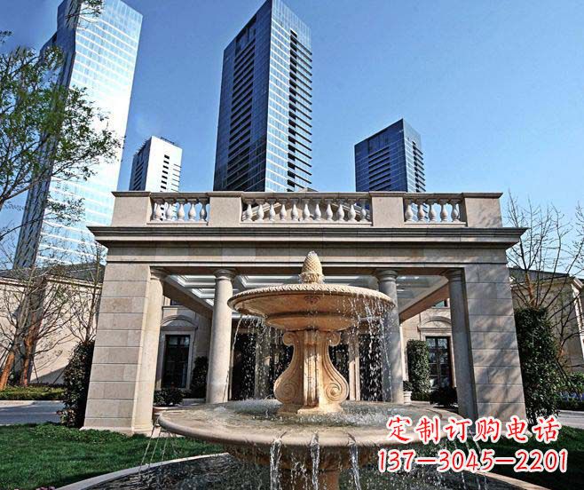 泰安喷泉石雕让你的别墅景观更加完美