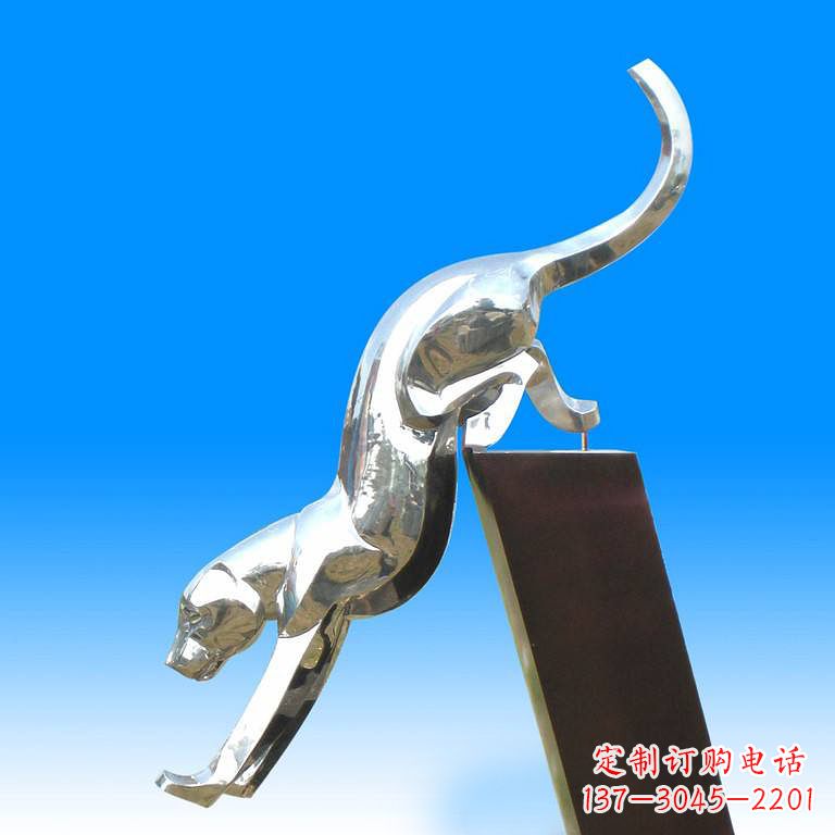 泰安豹玻璃——玻璃钢豹子雕塑