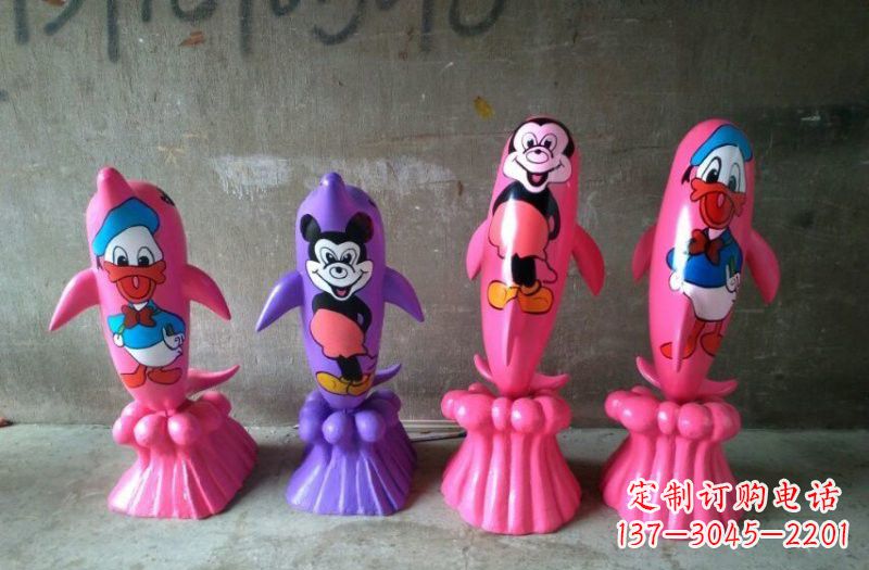 泰安玻璃钢海豚雕塑把海洋之美带到你家