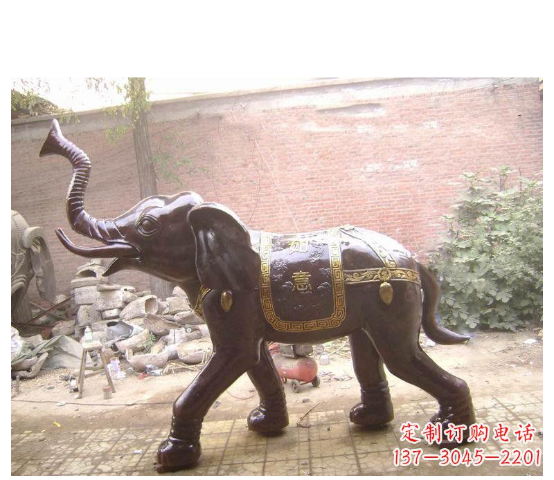 泰安玻璃钢大象雕塑