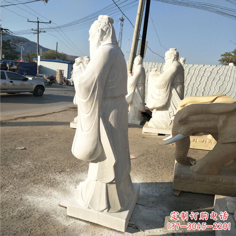 泰安孔子——玻璃钢雕塑的象征