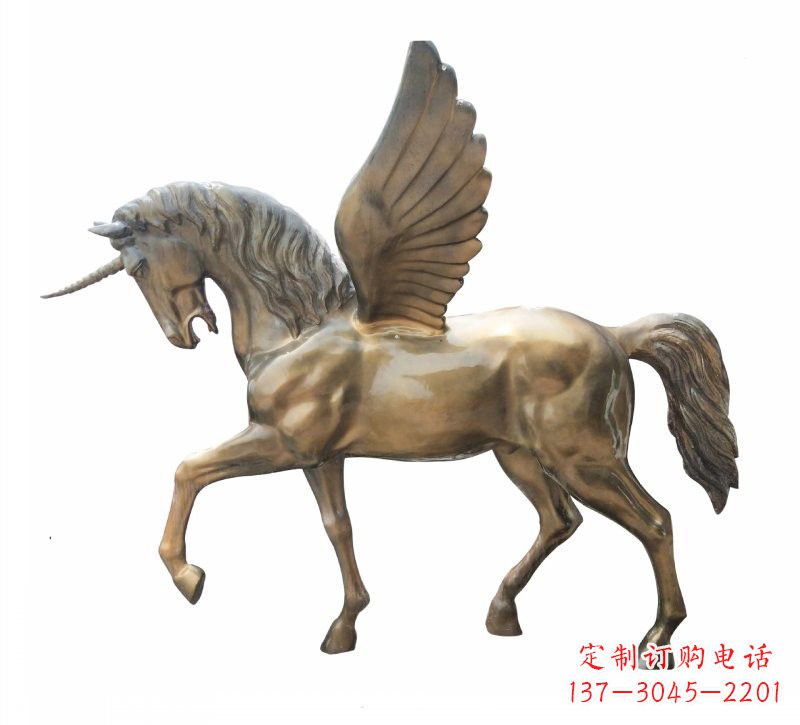 泰安独角兽雕塑玻璃钢的艺术之美