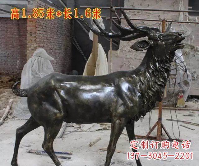 泰安玻璃钢仿铜动物雕塑精美绝伦