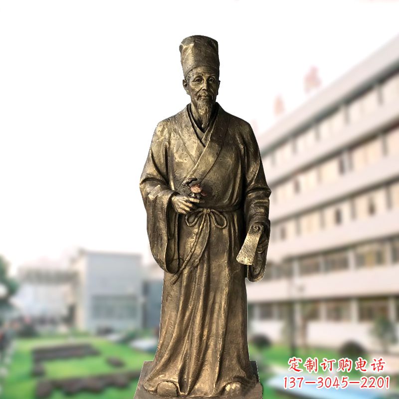 泰安李时珍药圣的雕塑艺术