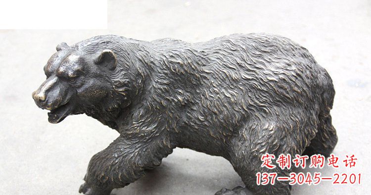 泰安以玻璃钢制作的北极熊雕塑