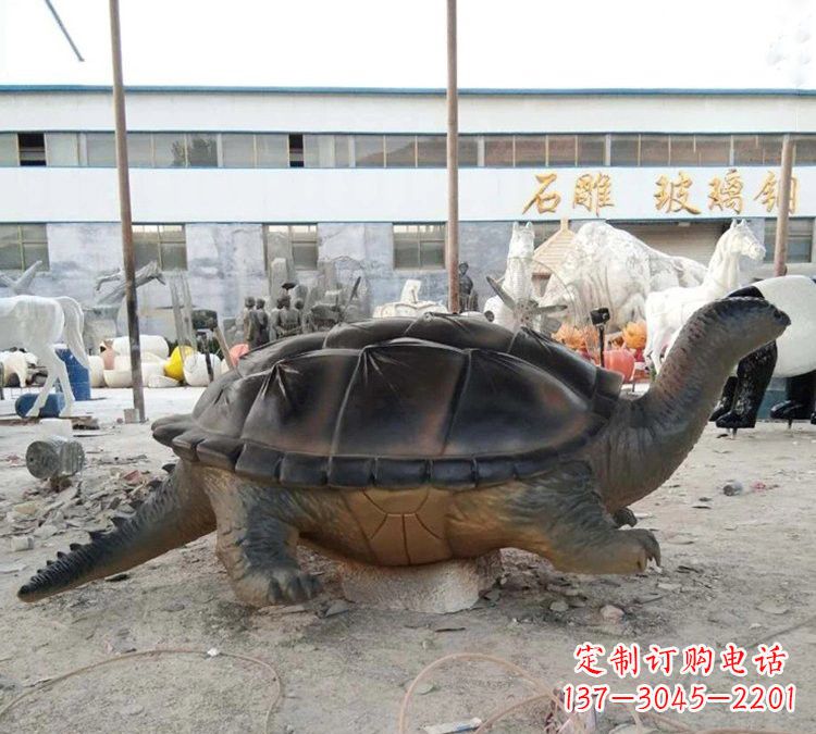 泰安玻璃钢仿真大型乌龟雕塑