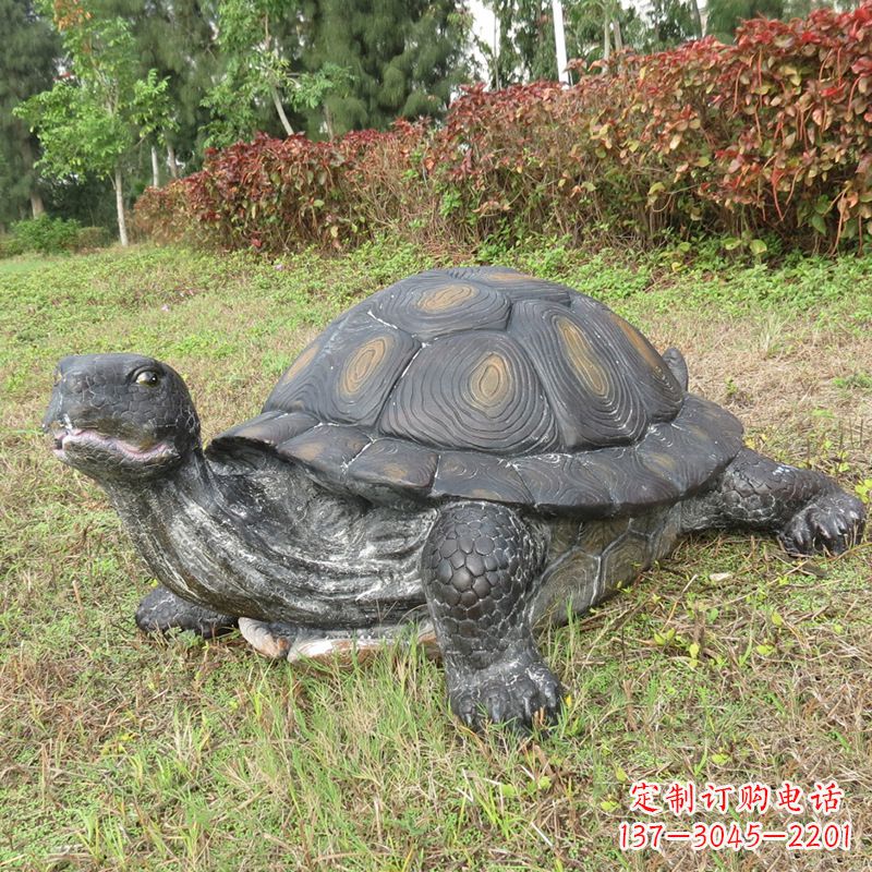 泰安玻璃钢乌龟雕塑传承古老文化