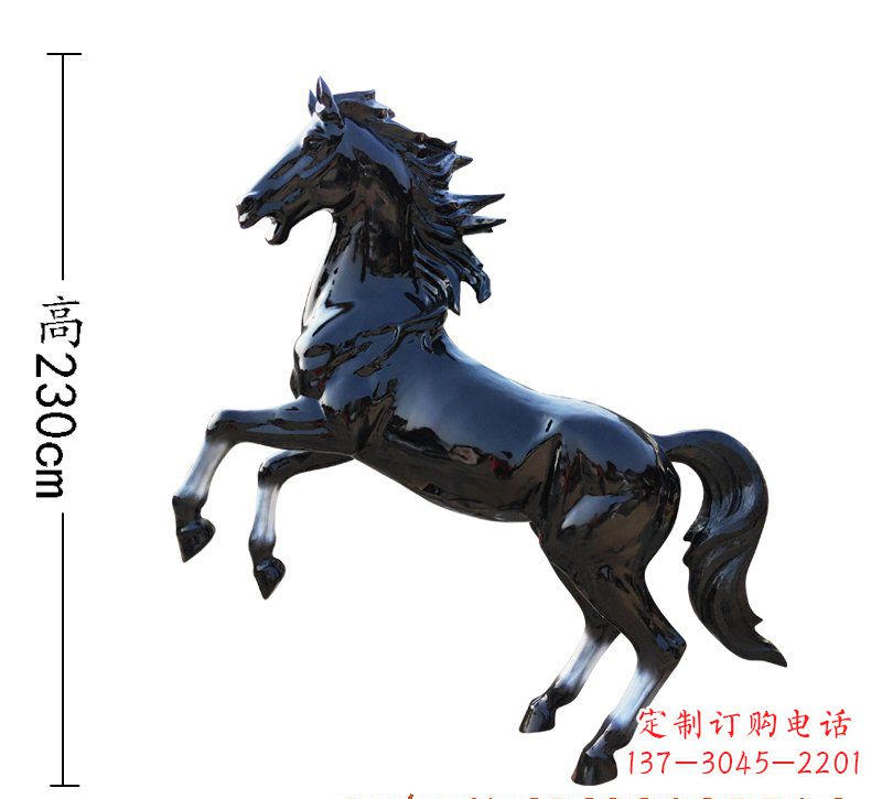 泰安玻璃钢马雕塑精美外形、经久耐用