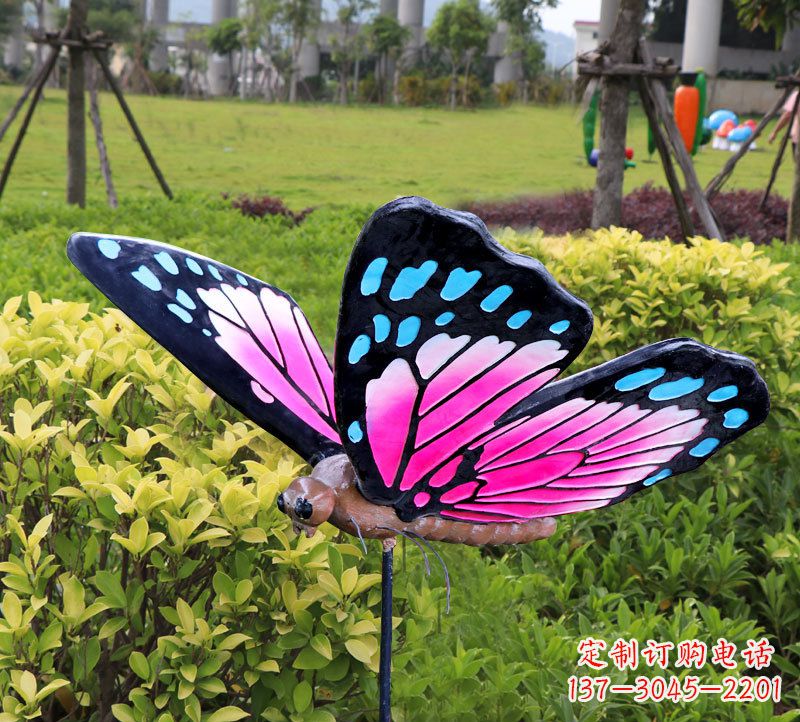 泰安玻璃钢蝴蝶雕塑