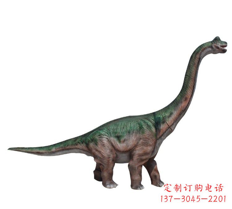 泰安玻璃钢仿真恐龙腕龙雕塑