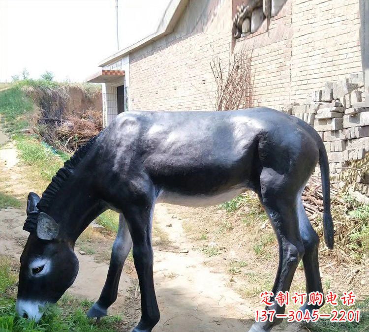 泰安玻璃钢雕刻毛驴,传承传统文化