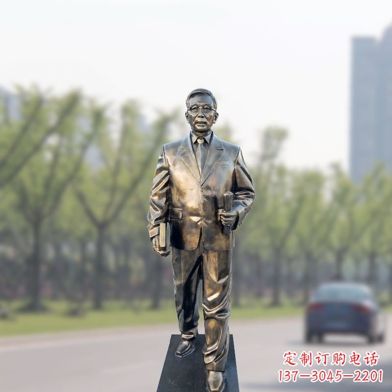 泰安华罗庚雕塑传承与现代化