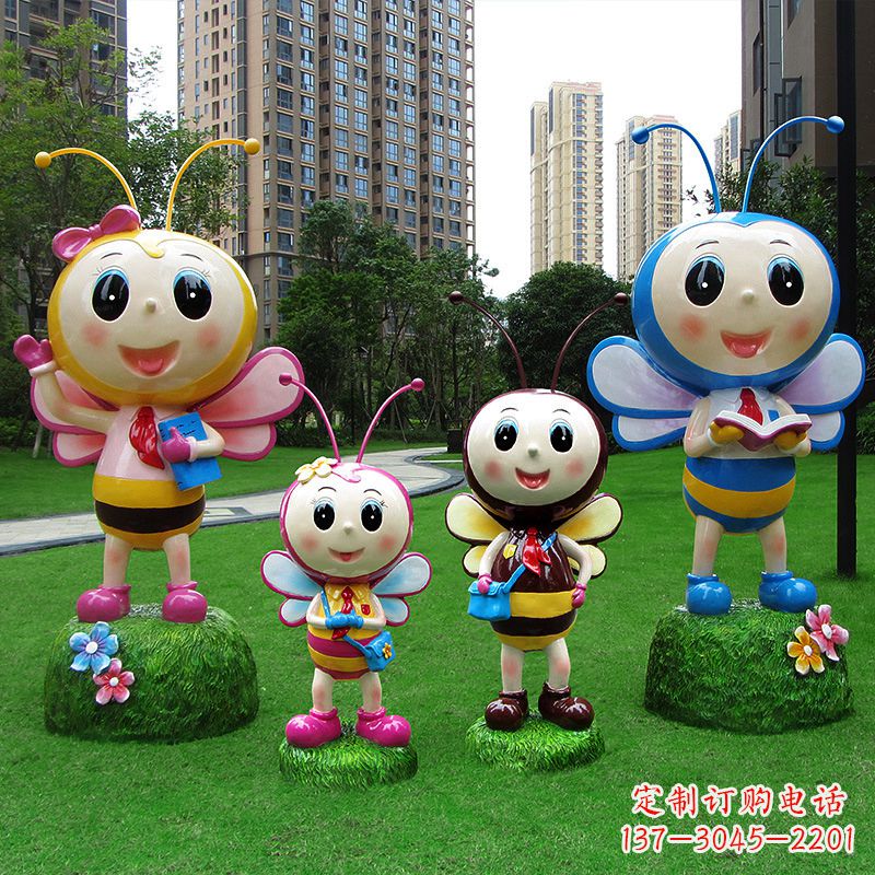 泰安玻璃钢制蜜蜂雕塑让你的家园拥有自然之美