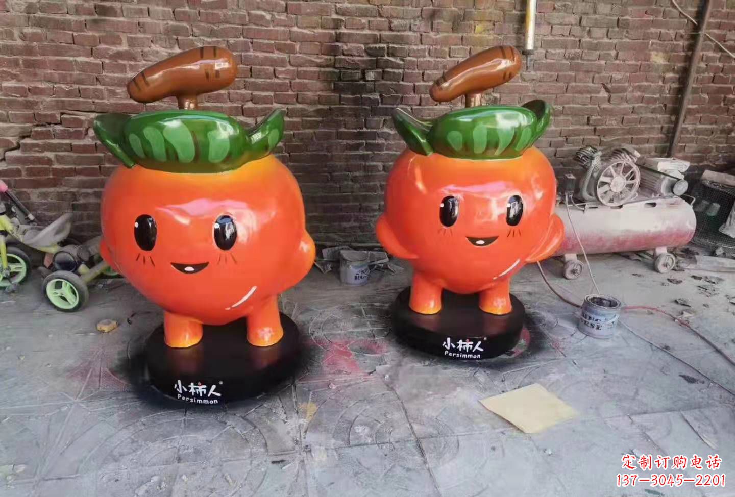 泰安精致玻璃钢卡通蔬菜雕塑
