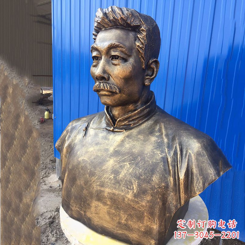 泰安鲁迅雕塑传承伟大的文学遗产